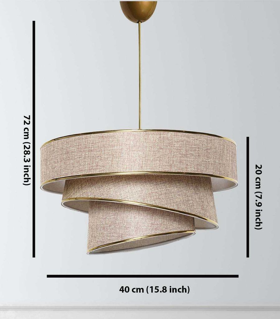 Opviq, Couper- Couper FLH, Beige,Gold, Kronleuchter, 40 x Produktbild 6