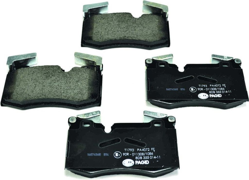 Bremsbelagsatz mit Verschleißwarnung 14,8 mm HELLA für u.a. MINI MINI CLUBMAN