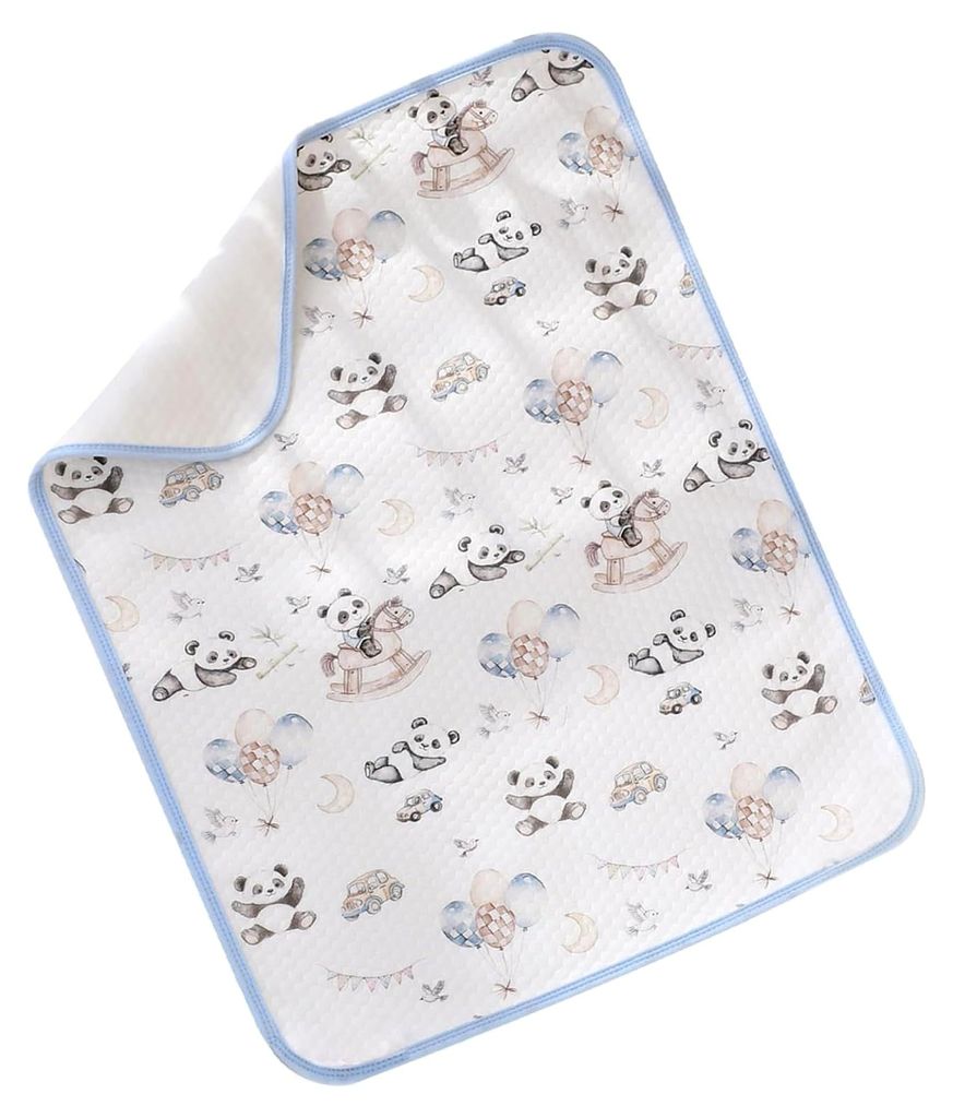 Große Wickelunterlage, wasserdicht, weich, waschbar und wiederverwendbar – ideal für Mädchen, Zuhause, Nachtwäsche, Babyzimmer, Urinaustritt