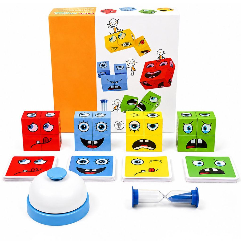 Gesicht-Würfel Spiel für Kinder ab 3 Jahren, Emotionswürfel Produktbild 