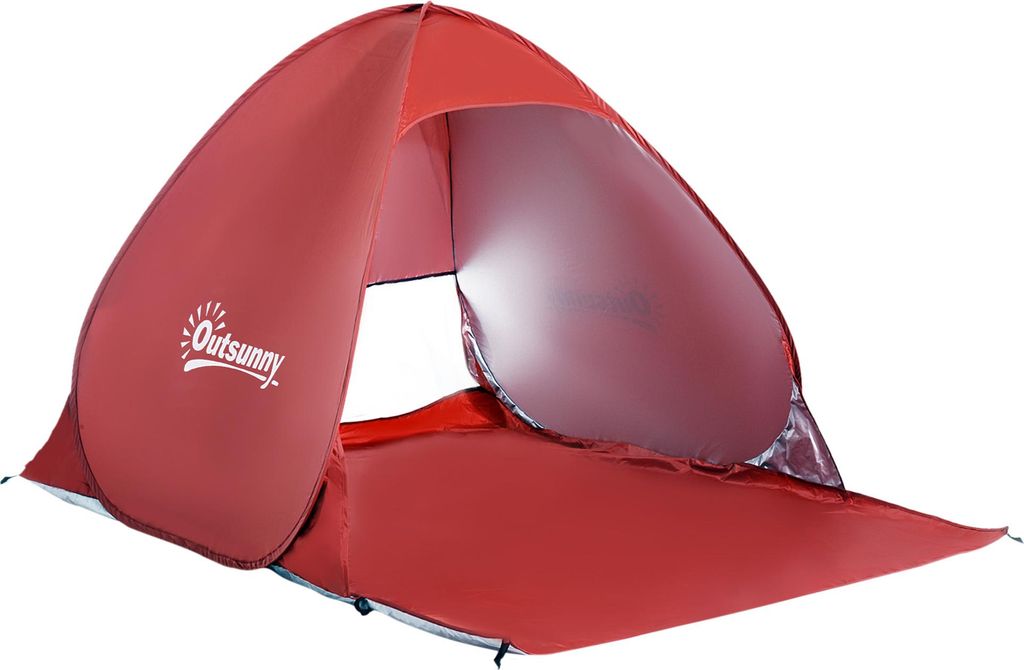 Outsunny Beach Shell Beach Tent Throw Up Tent Pop Up Tent Obrázek produktu 