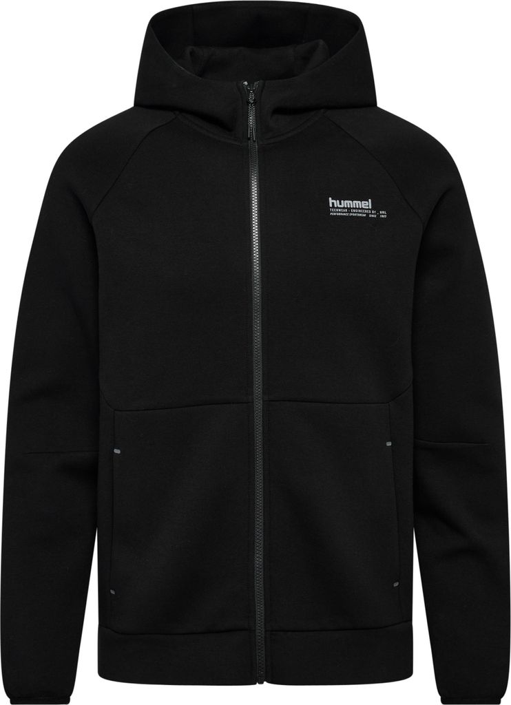 hummel Fleece-Hoodie mit Kapuze Reißverschluss und Kängurutaschen Größe:
