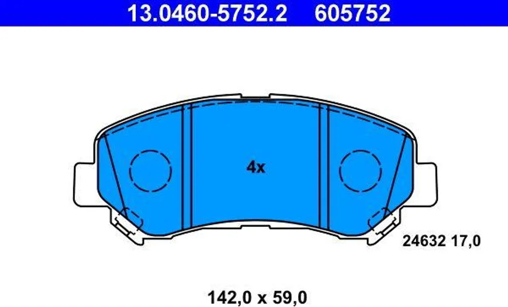 Jeu de Plaquettes ATE D1060JD00A : Freinage Silencieux et Durable