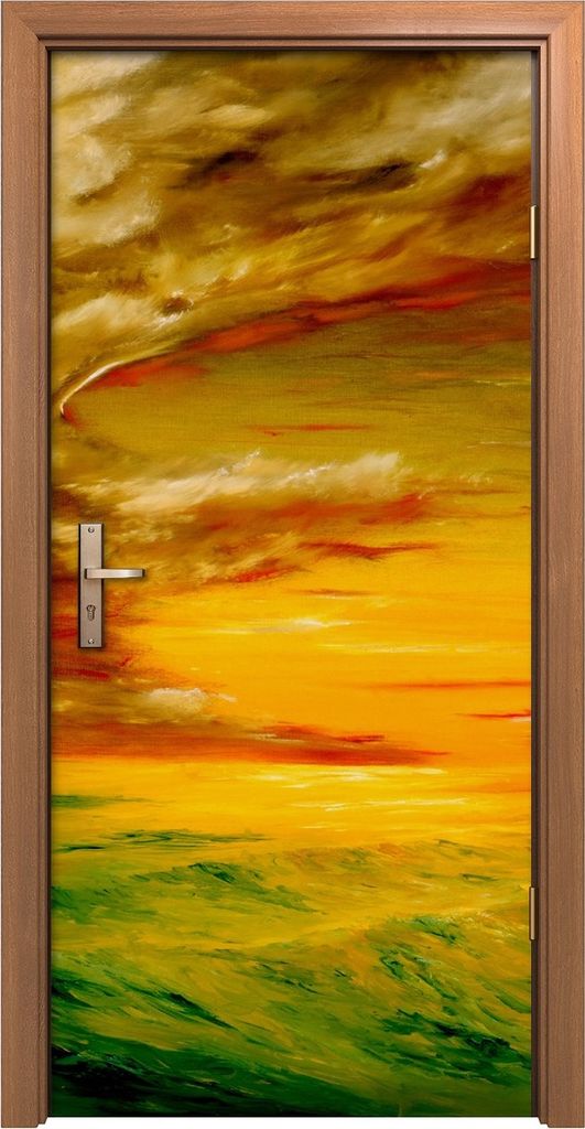 Türposter 90x200 cm Türaufkleber Türtapete Türfolie Klebefolie Kunstdruck Santa Rosa Kalifornien