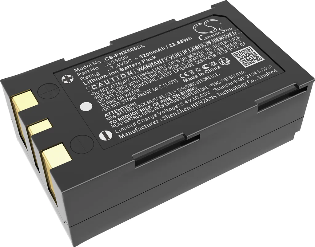 Batteria TECHTEK 3200mAh per Phoenix Contact ThermoFOX Thermomark GO