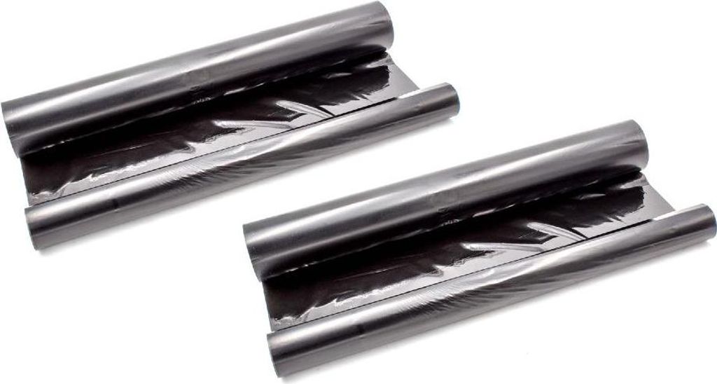 vhbw 2er-Pack Thermo-Folien kompatibel mit Panasonic KX-FP 250, KX-FP 265, KX-FP 258, KX-FP 270 Fax-Drucker - Kompatible Thermorollen 50 m ohne Chip