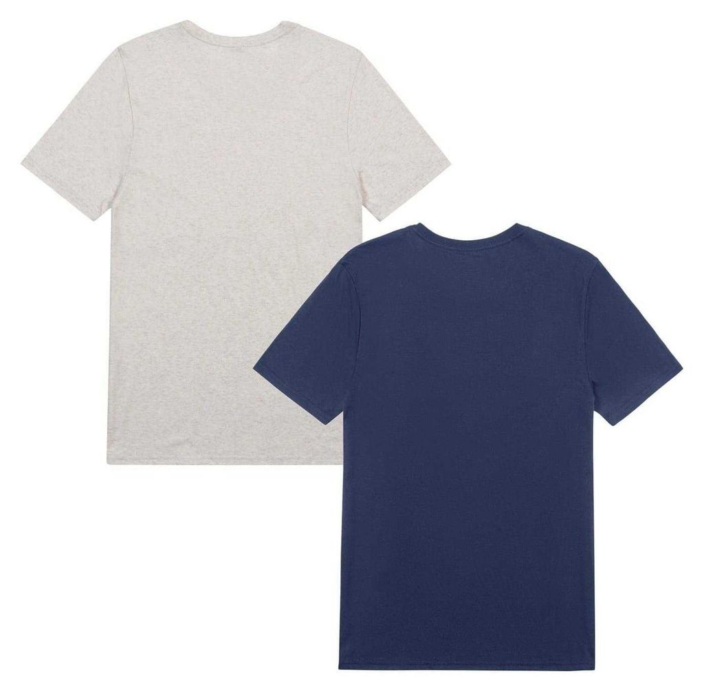 Hurley - T-Shirt für Herren, Regulär (2er-Pack) GT18912 (M) (Blau/Hellbraun)