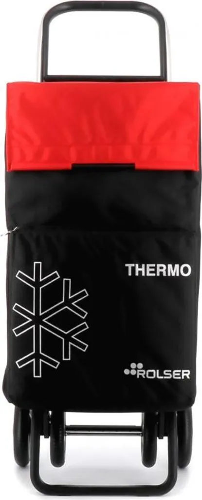 Rolser Chariot de courses 4 roues Thermo Fresh MF 4.2 Noir et Rouge - 3