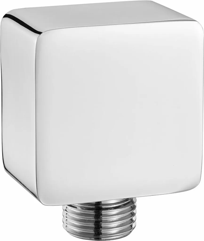 Attacco Doccia Professionale 48x48 mm Cromo per Contract e Hotel