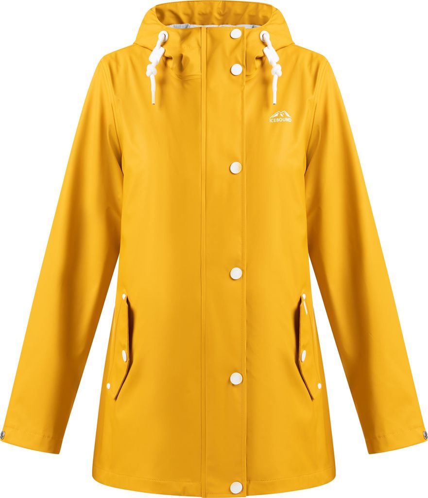 ICEBOUND damen regenjacke - senf, XXL