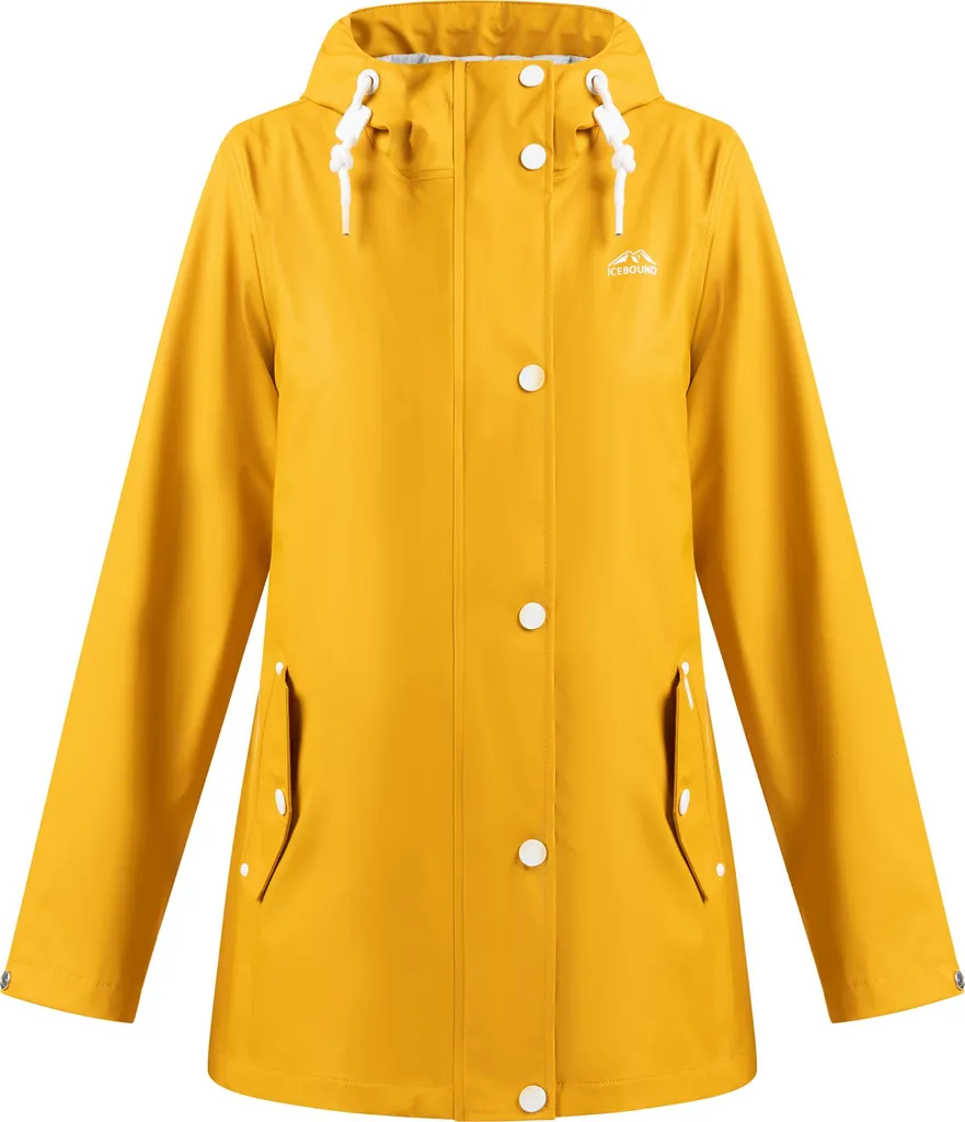 Veste de pluie femme ICEBOUND moutarde L imperméable et coupe-vent