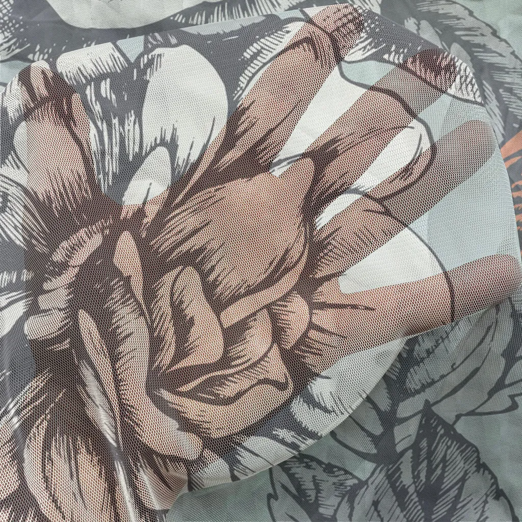 ABAKUHAUS Arazzo Floreale Vintage 220x274 cm - Decorazione Parete Satin