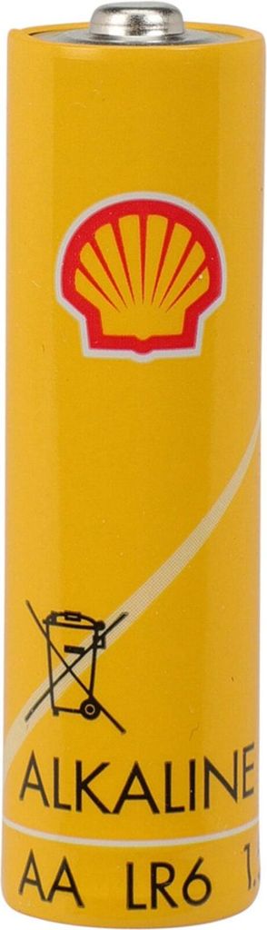 SHELL Batterie LR6 AA Alkaline | 6er Pack (24x verfügbar) | zuverlässige Batterien für Geräte mit regelmäßigem Energiebedarf wie Fernbedienun...