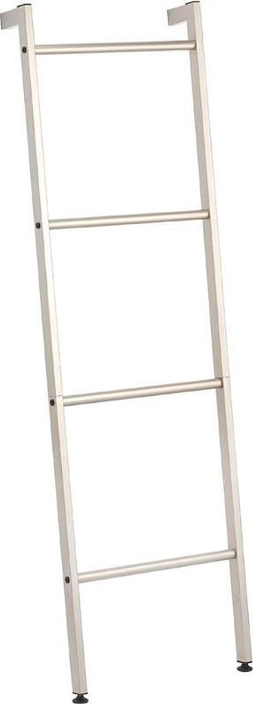 mDesign Handtuchleiter Handtuchständer Handtuchhalter 4 Ebenen Metall Beige