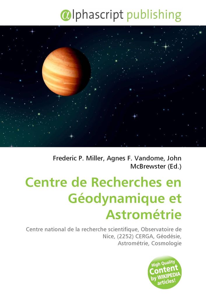 Centre de Recherches en Géodynamique et Astrométrie