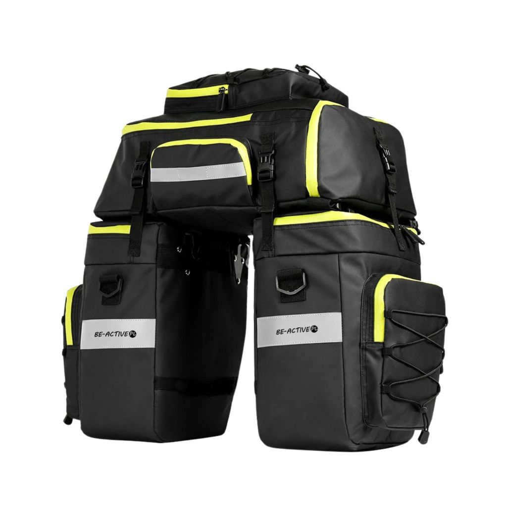 Torba Na Rower 3W1 - Sakwa Rowerowa Na Bagażnik 65L Plecak Zdjęcie produktu 