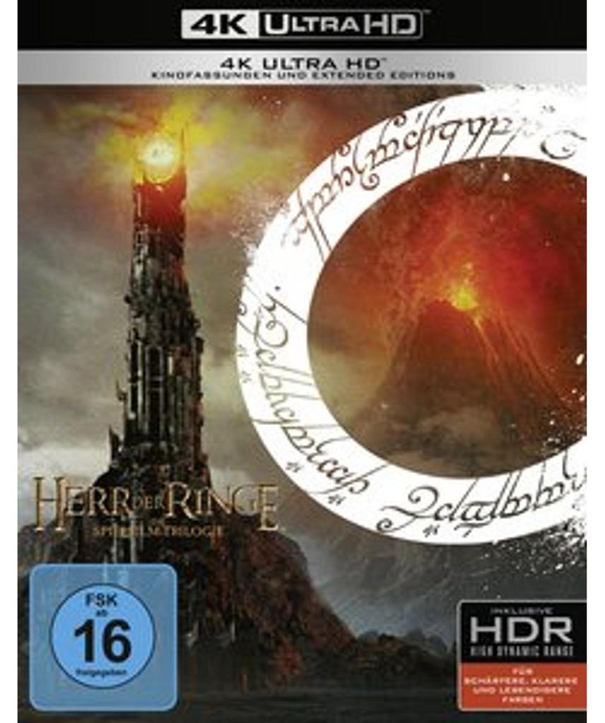 PLAION Der Herr der Ringe: Die Spielfilm Trilogie (4K UHD), Produktbild 