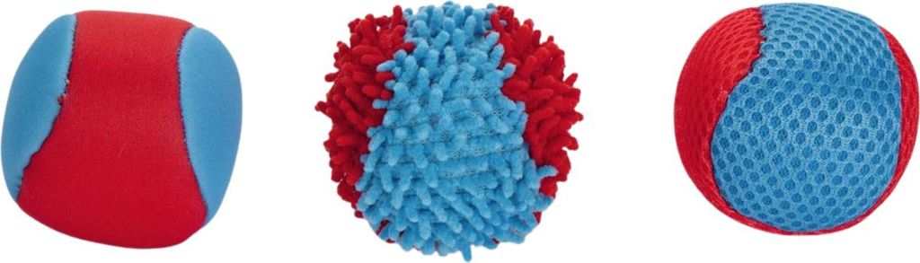 Beeztees Hundespielzeug Splashball blau/rot Produktbild 