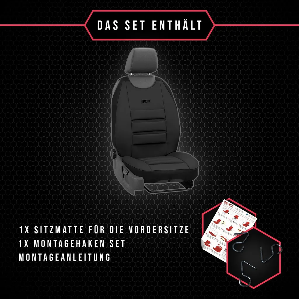 Coprisedili Tech per Volvo S60 Nero | Protezione 3D e Sicurezza Airbag - 7