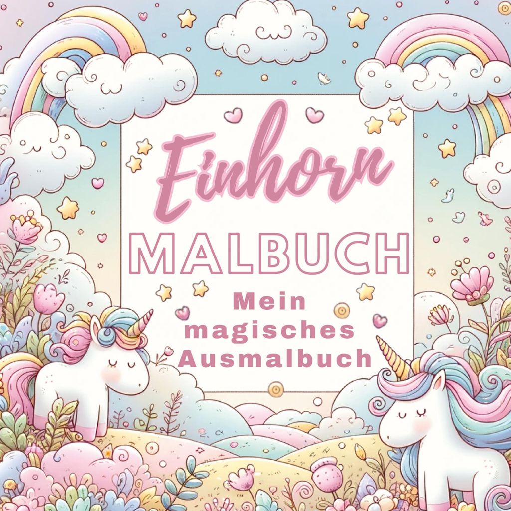 Einhorn Malbuch - Mein magisches Ausmalbuch Produktbild 
