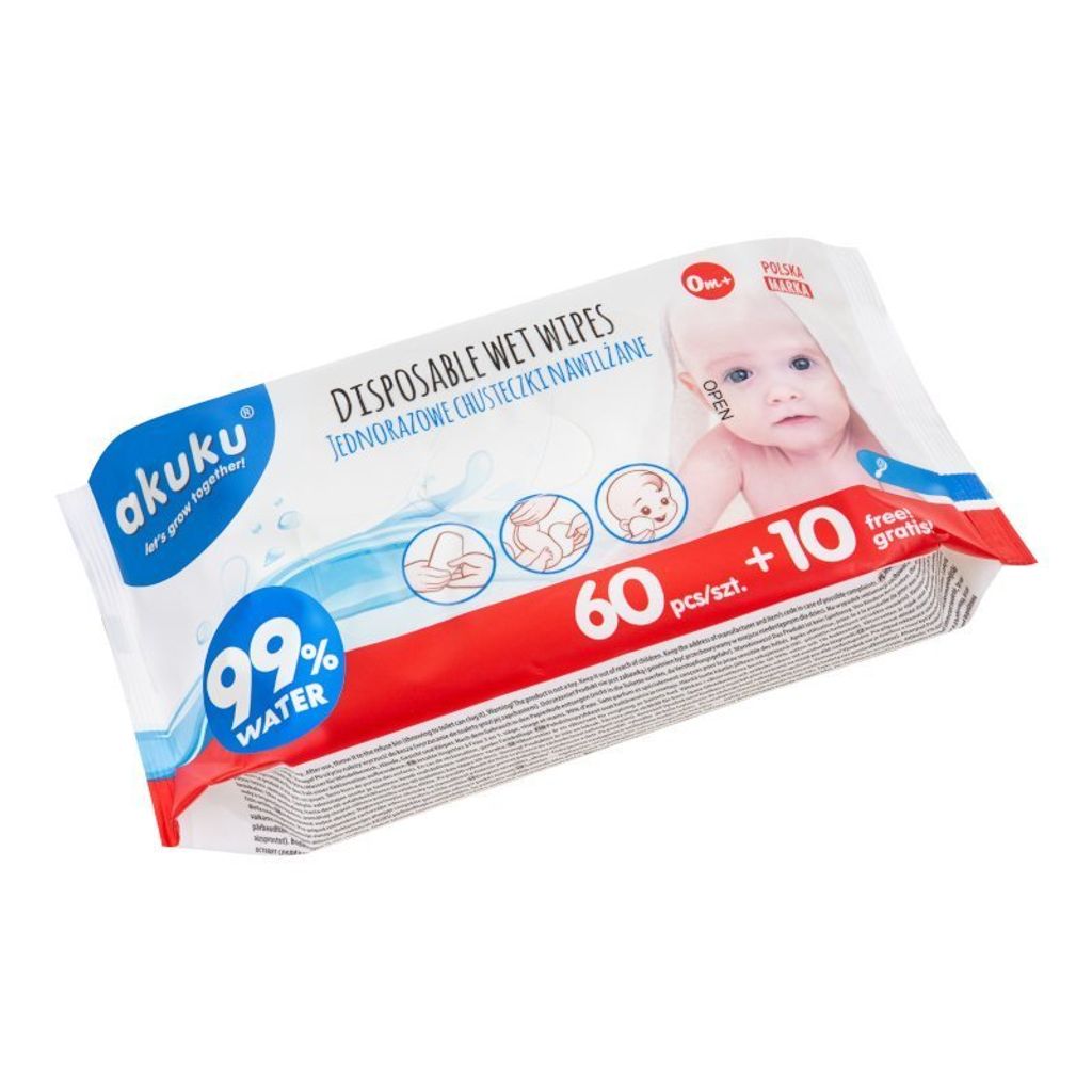 A package of wet wipes for babies.
