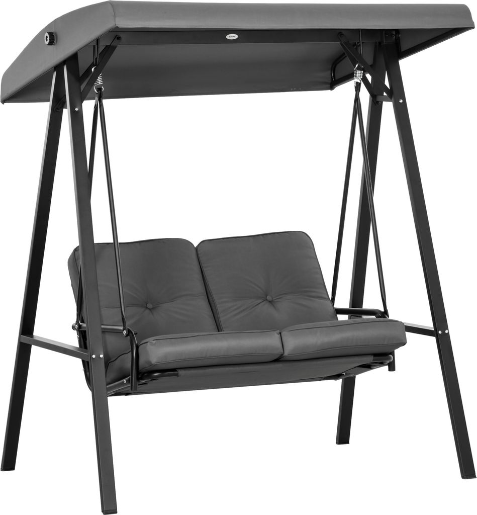 Outsunny Hollywoodschaukel 2-Sitzer Gartenschaukel mit Produktbild 