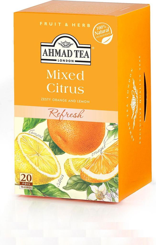 Tè Ahmad - Agrumi misti 40g, 20 bustine Immagine del prodotto 