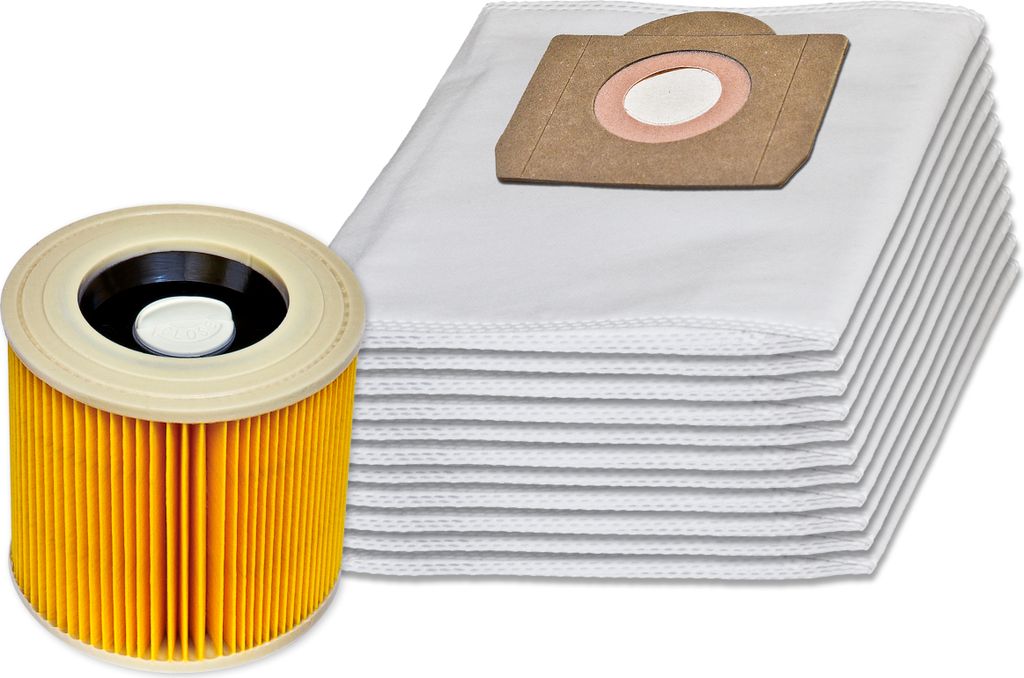 10 sacs à poussière + filtres pour MV 3, WD 3200, WD 3500 Image du produit 