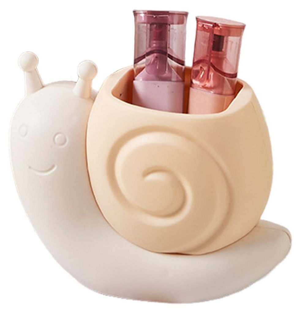 Dinosaurier-Ei-Stiftehalter, abnehmbarer Stiftehalter, niedlicher schneckenförmiger Schreibtisch-Organizer für Schrein, Make-up-Pinsel, multifunk...