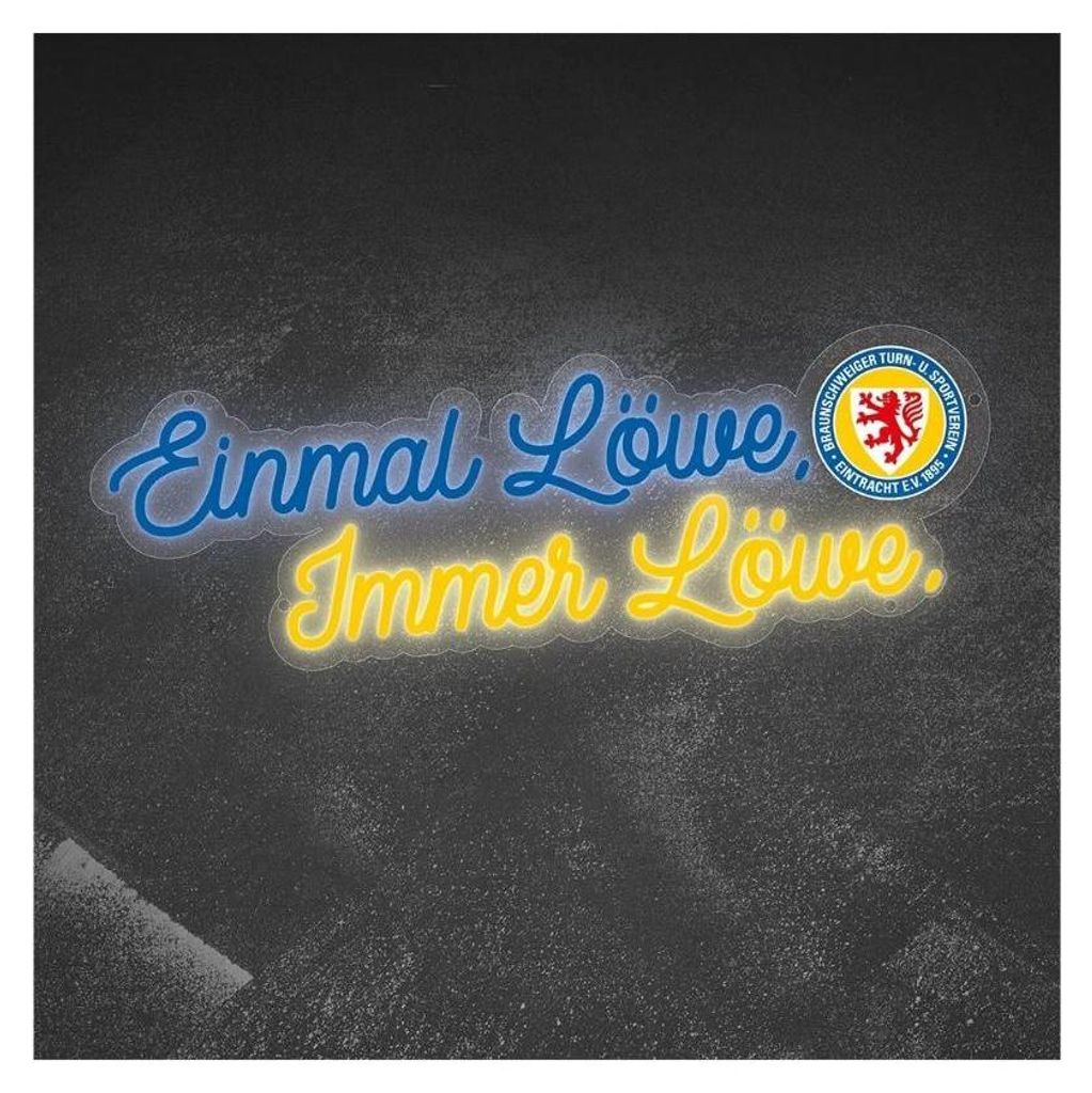 Eintracht Braunschweig LED Licht Schriftzug Produktbild 