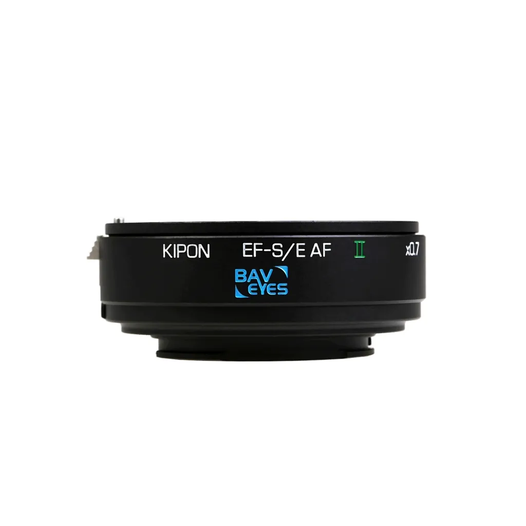 KIPON Baveyes Adaptateur AF Canon EF vers Sony E Réducteur de Focale 0.7x