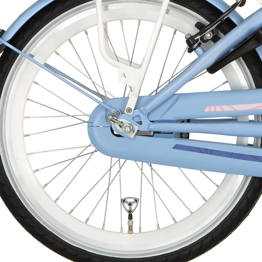 Roue Arrière 20 Pouces Alpina Girlpower Finition White Zink Robuste