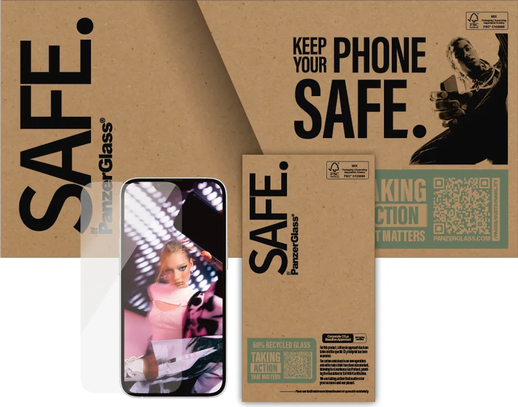PanzerGlass Pellicola protettiva opaca per Apple iPhone 16 Pro 6,3 2024| Realizzata per i giocatori, alta sensibilità al tatto, protezione da caduta/graffio, copertura da bordo a bordo, facile da