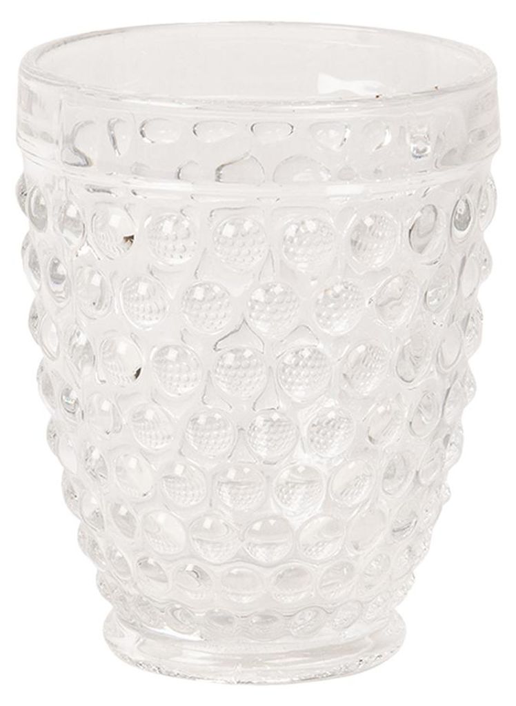 Clayre & Eef Wasserglas 225 ml Glas Rund Produktbild 