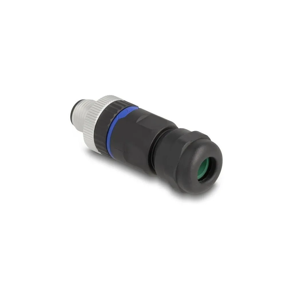 Connettore M12 Delock: Spina 5 Pin Robusta per Officina