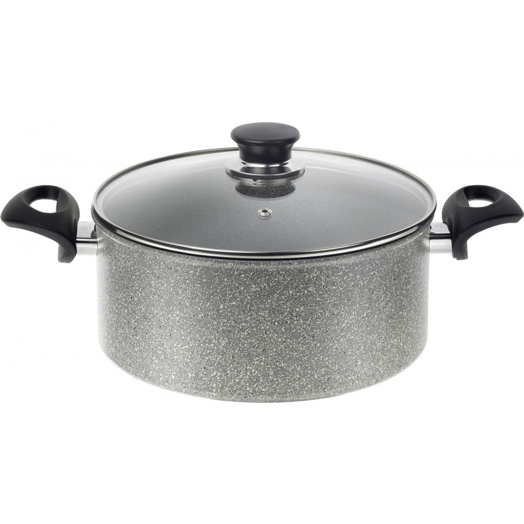 Ferrara 24 cm Aluminiumtopf mit Deckel