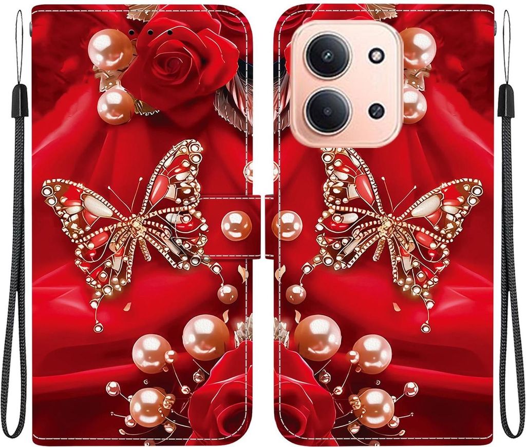 Für Xiaomi Redmi 15C 5G / 4G / Poco C85 5G Design Kunstleder Motiv Wallet Hülle