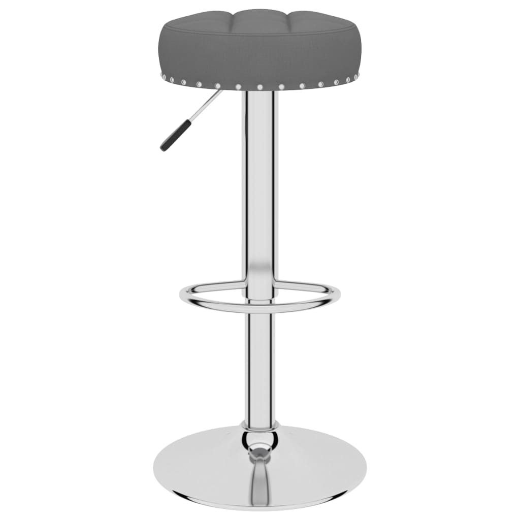 "2026 Aktion"Barhocker 2er Set - CLORIS - Barstuhl - Optimal Komfort, Dunkelgrau Stoff - 38,5 x 38,5 x (63 - 83) cm - NeuMöbel1143887