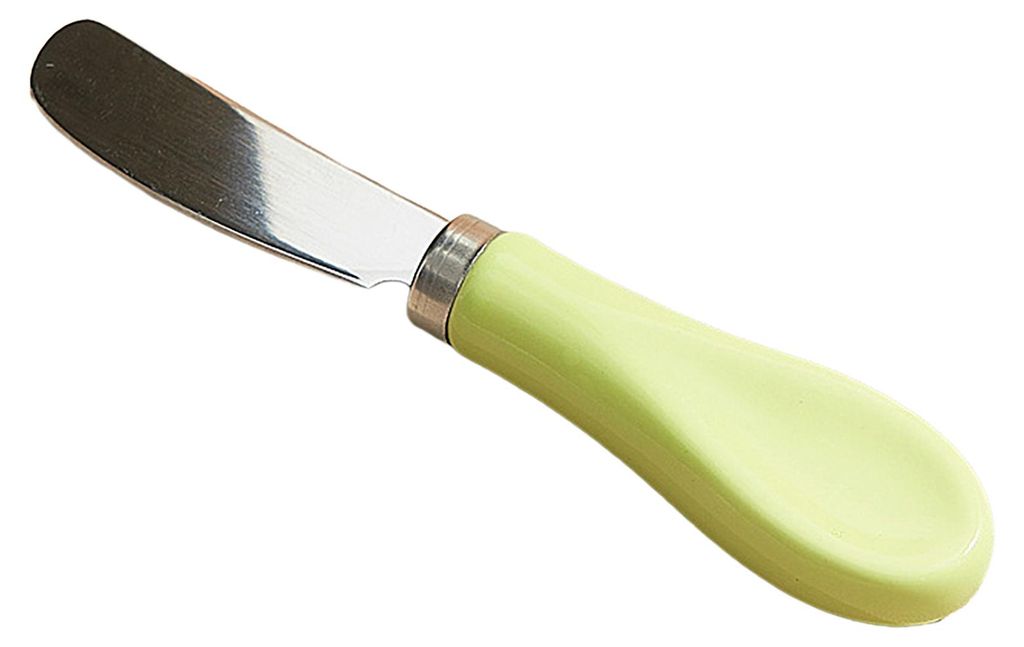 Schaber, breiter, glatter Cutter zum gleichmäßigen Verstreichen von Marmelade, farbenfroher Macaron-Griff, Küchenhelfer für Käse, Butter und M...