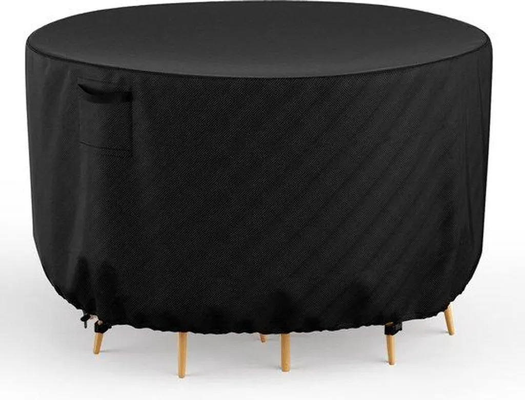 Housse de protection pour mobilier de jardin en rotin rond Ø 190 cm 600D
