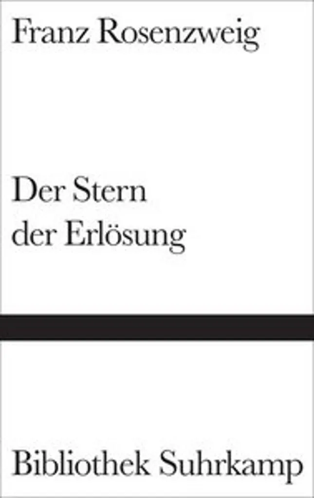 Livre de philosophie Der Stern der Erlösung - Texte original en allemand