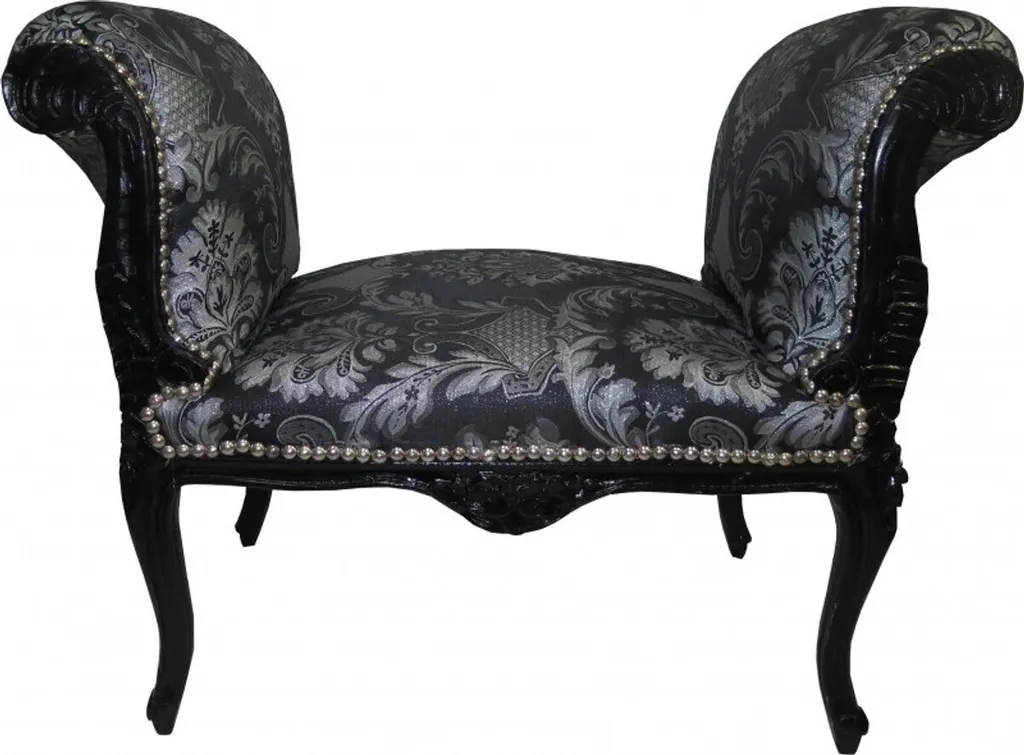 Tabouret baroque robuste en bois massif pour remplacer vos poufs