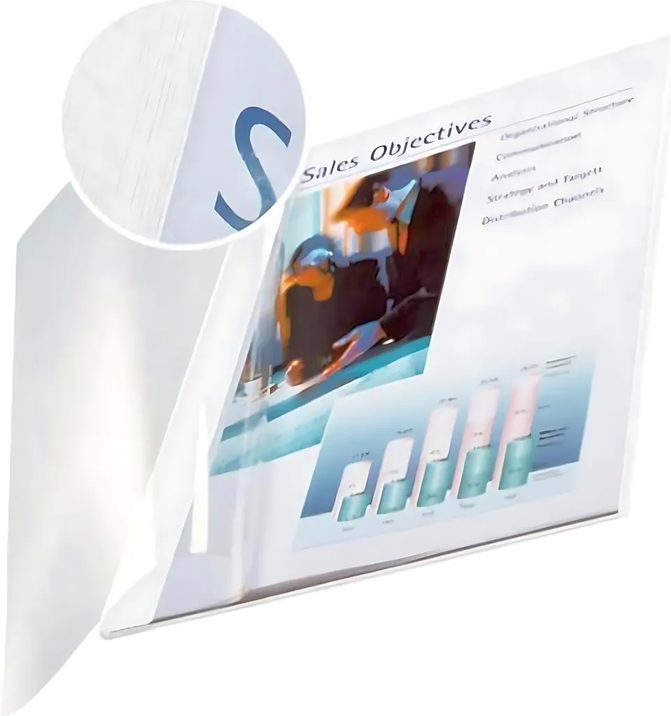 Leitz Soft Covers cartellina con fermafoglio Bianco