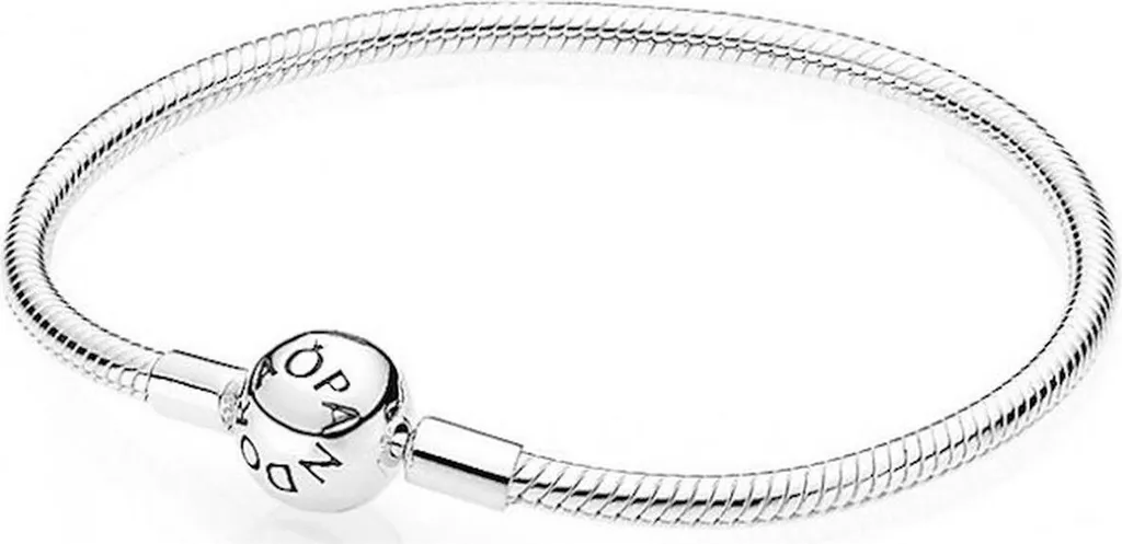 Bracelet maille serpent Pandora Moments en argent pour femme 20 cm