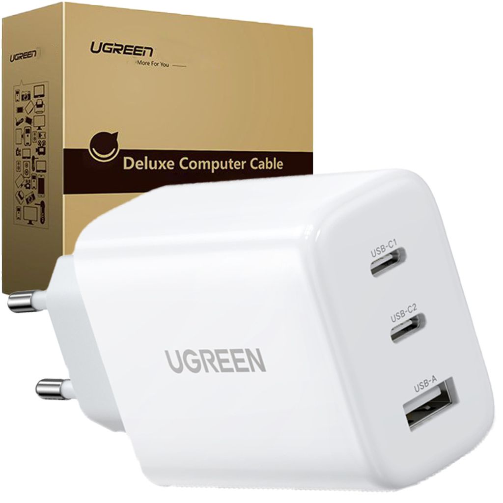 Ugreen Schnelles Netzladegerät 2X Usb Typ C / Usb 65W Produktbild 