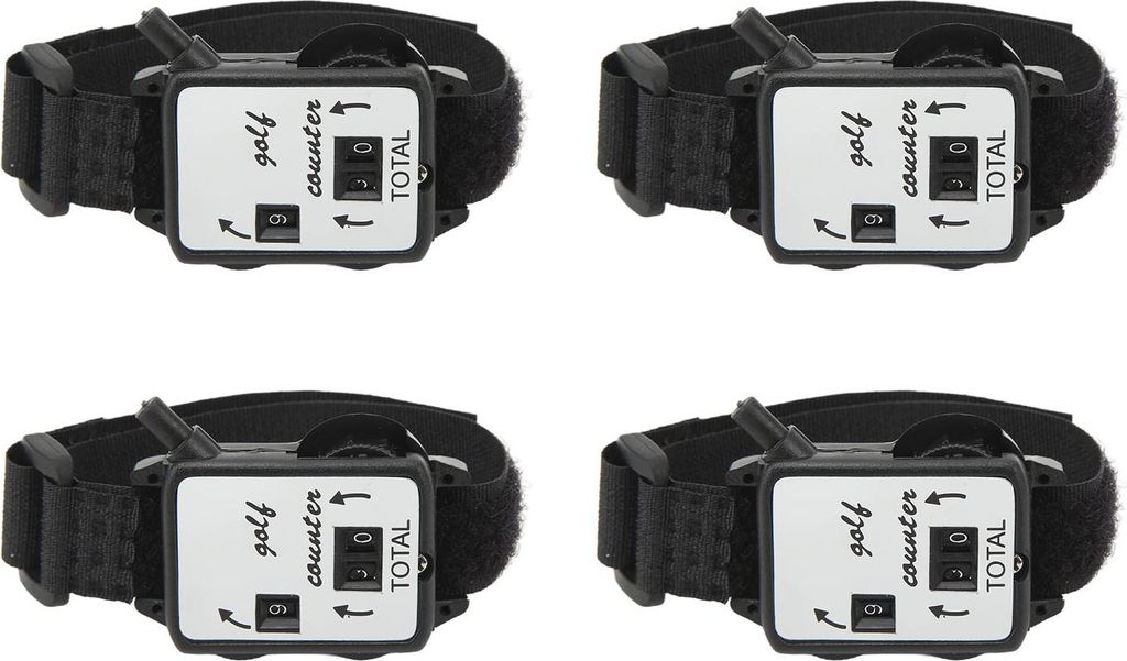4PCS Scour Counter Uhren Tragbare manuelle Uhr Form Schlaganfall Keeper für Golfer