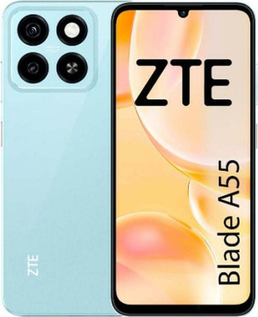 スマートフォン本体 ZTE Blade A55 128GB 4gb RAM Smartphone ZTE Blade A55 4/128GB (Water Blue)