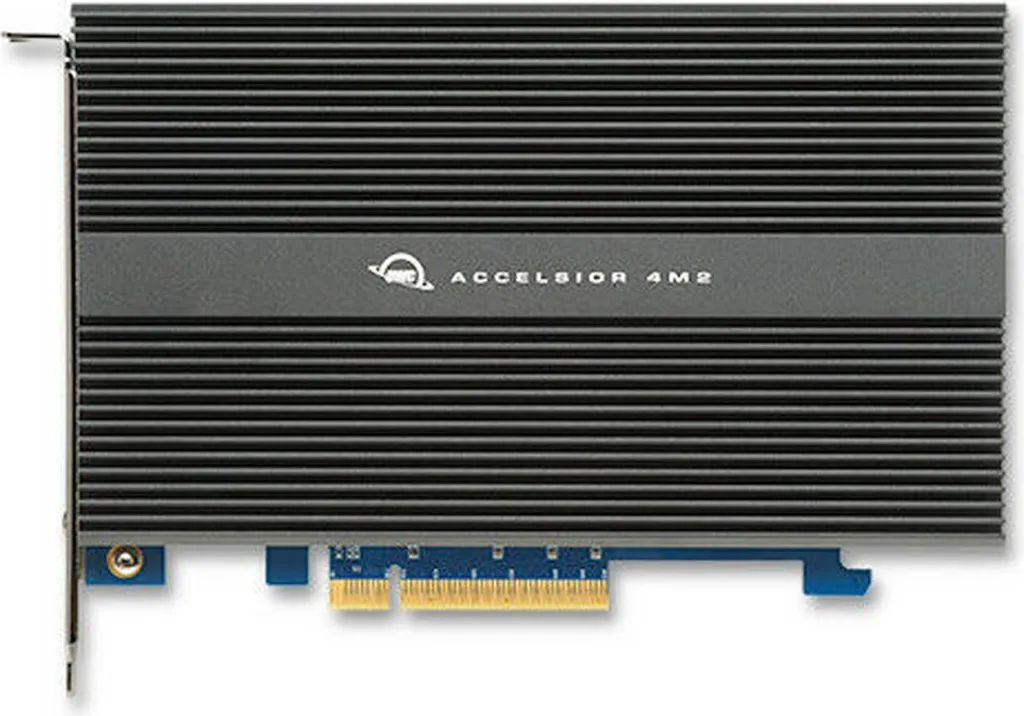 OWC Accelsior 4M2 Solution Stockage SSD M.2 NVMe 6000 Mo/s Boostez votre Mac