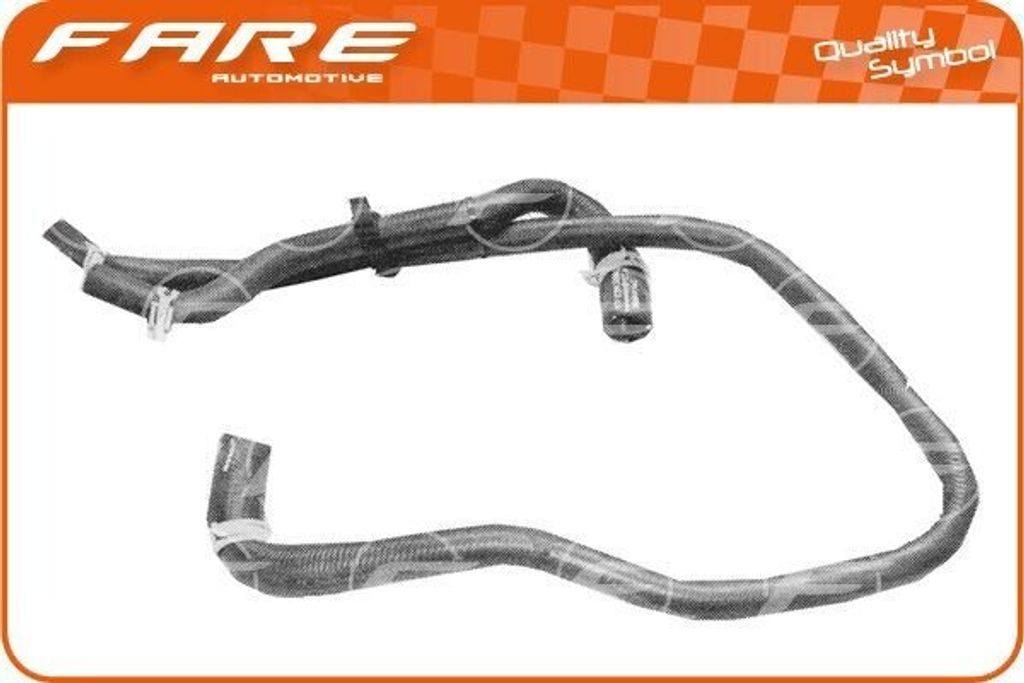 FARE SA Wärmetauscher-Schlauch 8959 für FORD Fiesta Mk4 Schrägheck (JAS, JBS) 0,53kg 530g