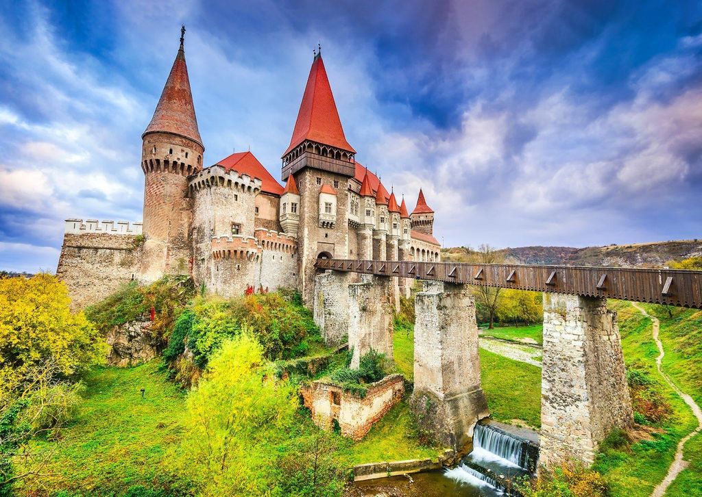 ENJOY Puzzle Corvinus Schloss, Hunedoara, Rumänien 1000 Teile